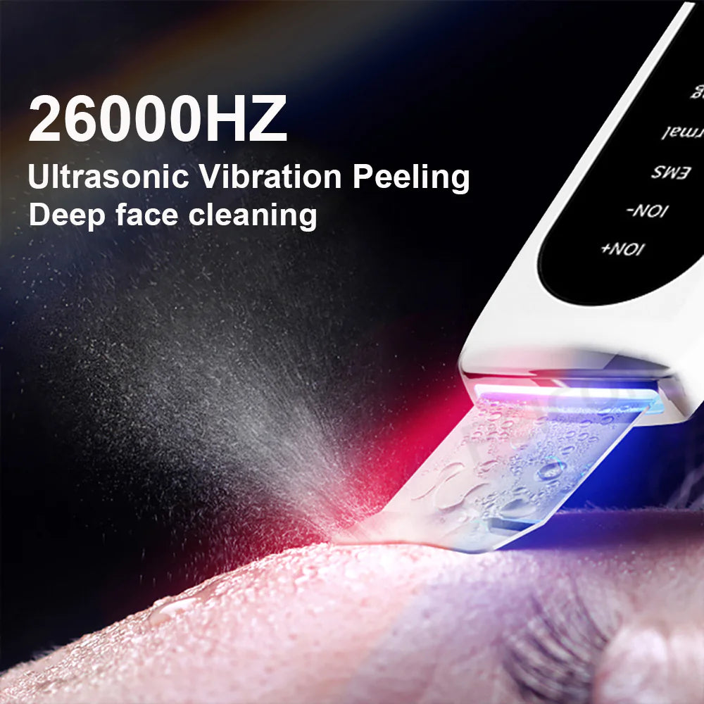 Ultrasonic Skin Scrubber – Facial Blackhead Remover & Pore Cleaner